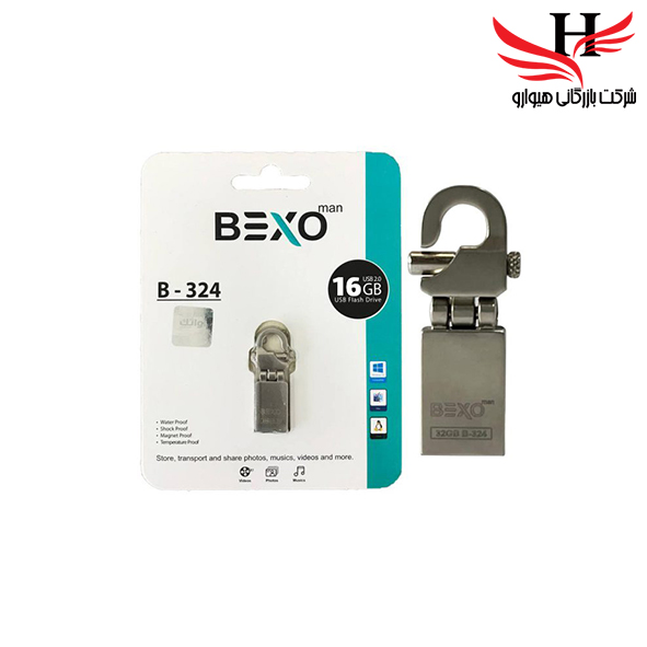 تصویر فلش مموری بکسو با ظرفیت 16گیگ مدلB-324